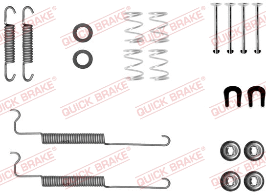 Accessory Kit, brake shoes (105-0049)