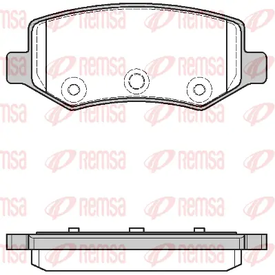 Brake Pad Set, disc brake (1585 00)