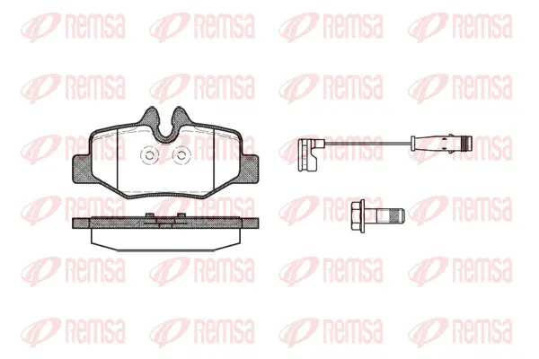 Brake Pad Set, disc brake (1110 02)