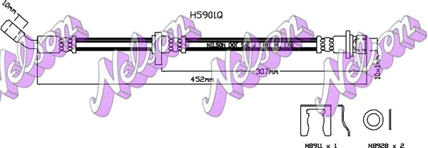 Brake Hose (H5901Q)