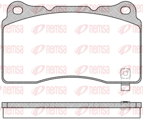 Brake Pad Set, disc brake (0666 04)
