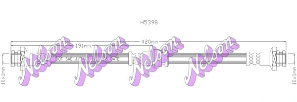 Brake Hose (H5398)