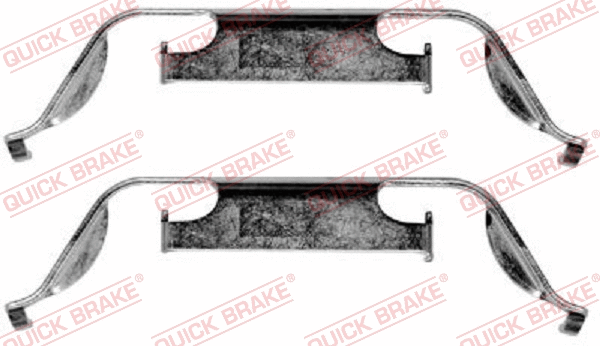 Accessory Kit, disc brake pad (109-1222)