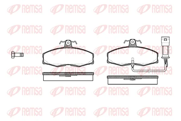 Brake Pad Set, disc brake (0154 02)
