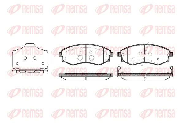 Brake Pad Set, disc brake (0318 03)