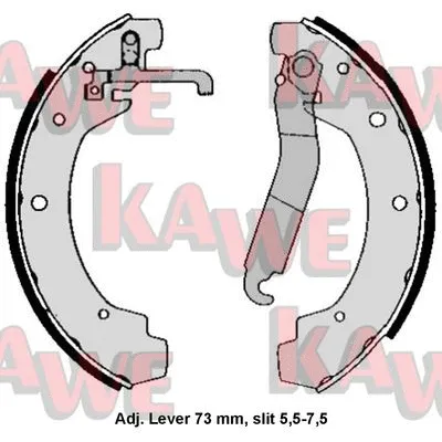 Brake Shoe Set (04570)