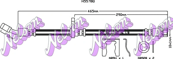 Brake Hose (H5578Q)