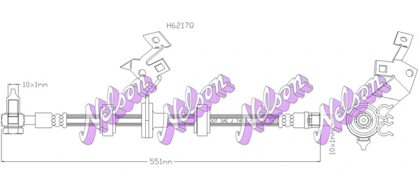 Brake Hose (H6217Q)