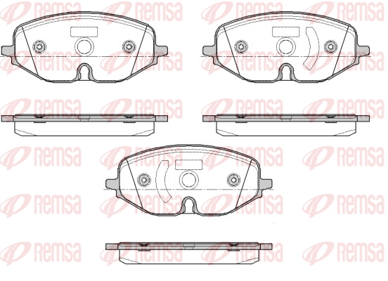 Brake Pad Set, disc brake (1906 01)