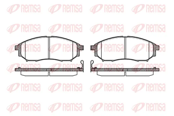 Brake Pad Set, disc brake (0852 14)
