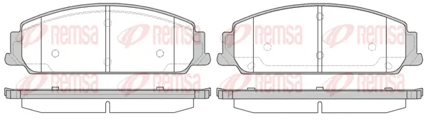 Brake Pad Set, disc brake (1229 00)