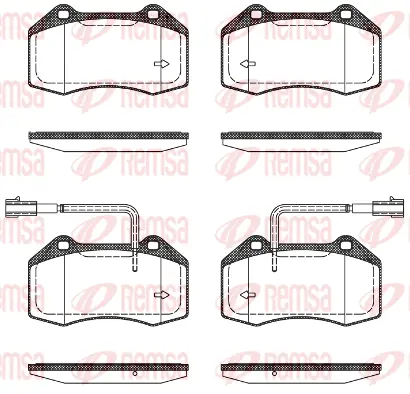 Brake Pad Set, disc brake (1113 22)