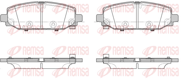 Brake Pad Set, disc brake (1844 02)
