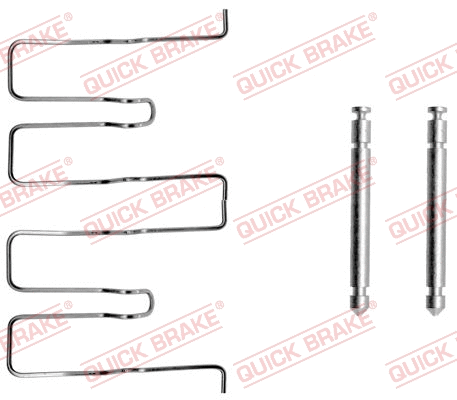 Accessory Kit, disc brake pad (109-1112)