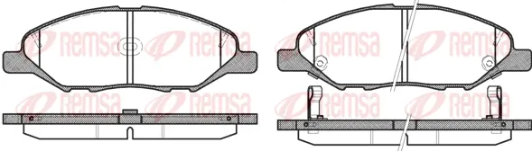 Brake Pad Set, disc brake (1293 02)