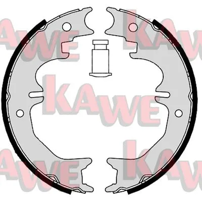 Brake Shoe Set, parking brake (08850)