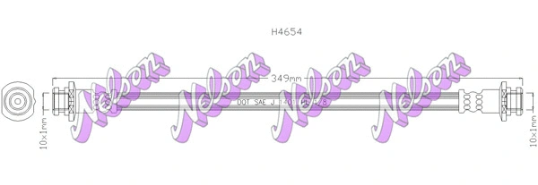 Brake Hose (H4654)