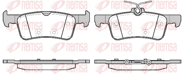 Brake Pad Set, disc brake (1563 20)