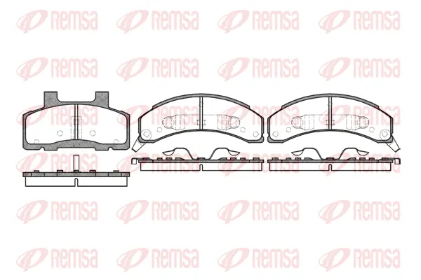 Brake Pad Set, disc brake (0518 02)