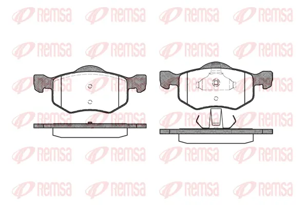 Brake Pad Set, disc brake (0802 00)