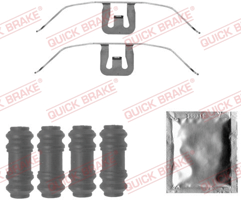 Accessory Kit, disc brake pad (109-1845)