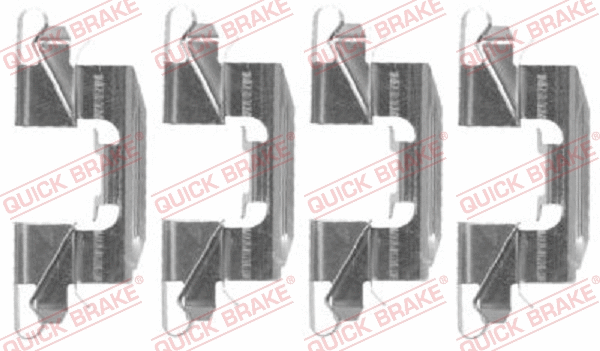 Accessory Kit, disc brake pad (109-1720)
