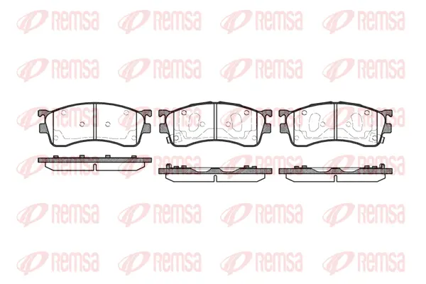 Brake Pad Set, disc brake (0415 52)