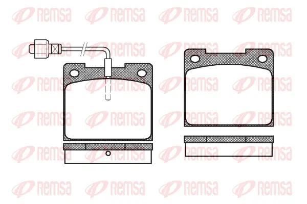 Brake Pad Set, disc brake (0039 02)