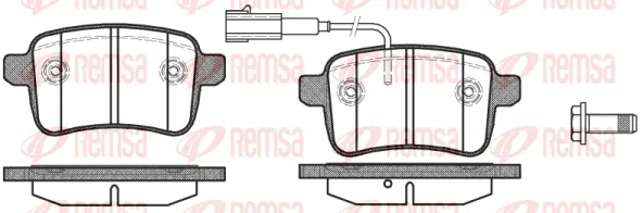 Brake Pad Set, disc brake (1450 02)