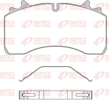 Brake Pad Set, disc brake (JCA1075.00)