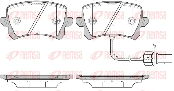 Brake Pad Set, disc brake (1342 01)