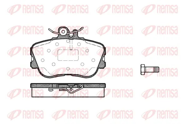 Brake Pad Set, disc brake (0445 00)