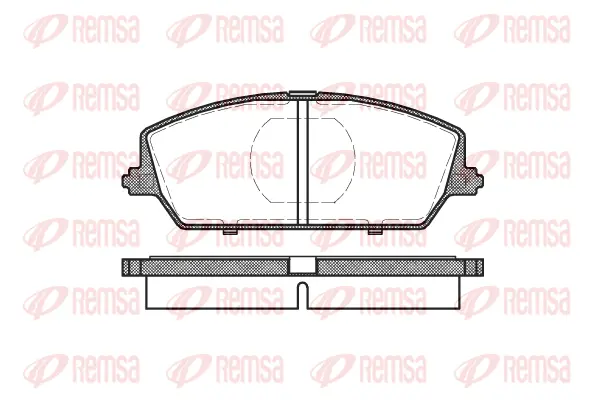 Brake Pad Set, disc brake (0387 00)