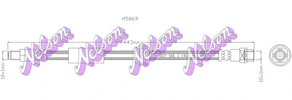 Brake Hose (H5869)