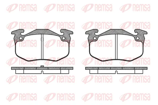 Brake Pad Set, disc brake (0144 50)