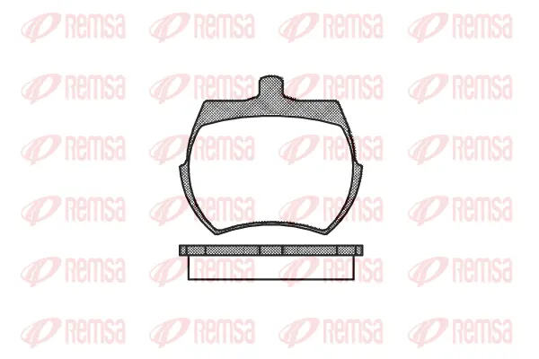 Brake Pad Set, disc brake (0050 00)