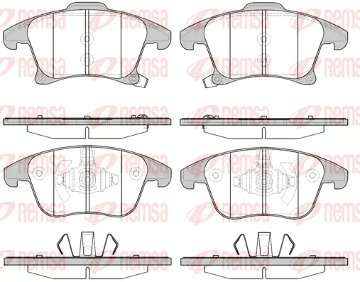 Brake Pad Set, disc brake (1249 22)