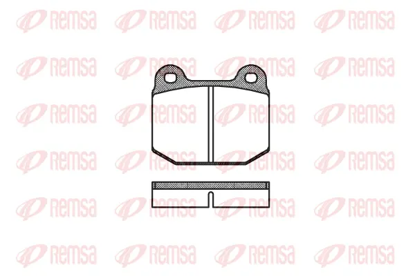 Brake Pad Set, disc brake (0014 00)
