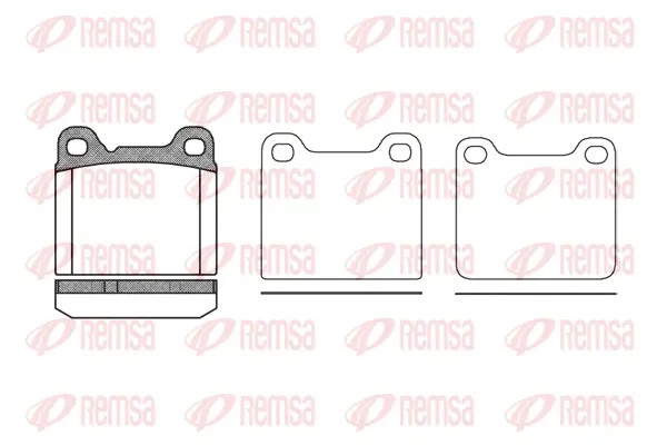 Brake Pad Set, disc brake (0257 20)