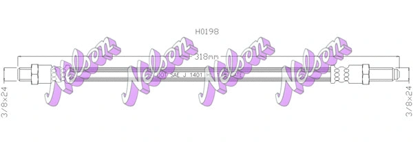 Brake Hose (H0198)