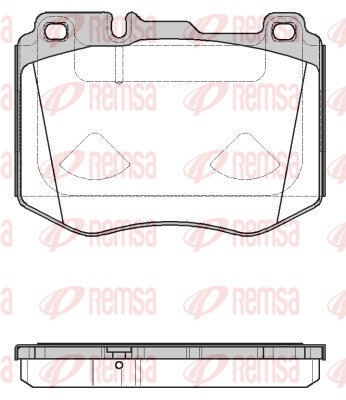 Brake Pad Set, disc brake (1604 10)