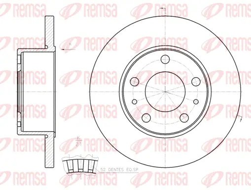 Brake Disc (61202 00)