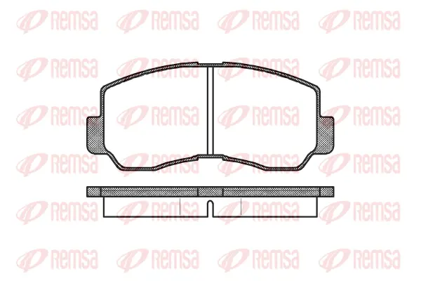 Brake Pad Set, disc brake (0094 40)