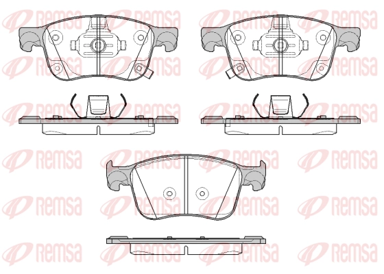 Brake Pad Set, disc brake (1808 12)