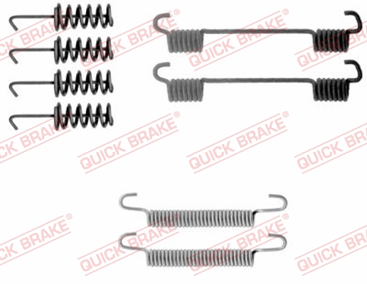 Accessory Kit, parking brake shoes (105-0775)