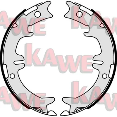 Brake Shoe Set, parking brake (08340)