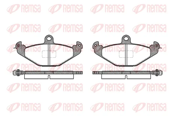 Brake Pad Set, disc brake (0345 10)