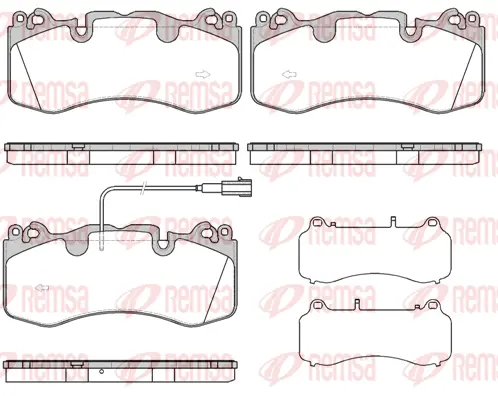 Brake Pad Set, disc brake (1723 01)