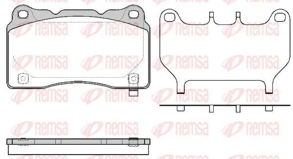 Brake Pad Set, disc brake (0666 64)
