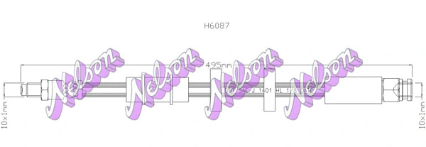 Brake Hose (H6087)